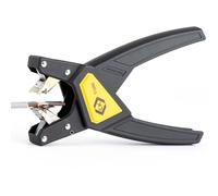 C.K Tools Pince à Dénuder Automatique pour Câbles Plats PVC, Retire Gaine et Isolation, 0,75 à 2,5 mm², Largeur Max 12 mm, Lames Interchangeables, Installations Électriques, Second Œuvre Pro, CK T1260