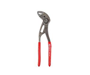 C.K Tools Pince Multiprise à Bouton Poussoir, 180 mm, Mâchoires Fines pour Plomberie, Tuyaux et Raccords, Capacité 42 mm, Articulation Entrepassée, Acier Chrome Vanadium, Format Compact CK T3653A 180