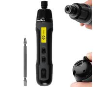 C.K Tools Tournevis Électrique Rechargeable USB-C 3,6 V, Réglage 6 Niveaux, 20 Nm en Manuel, Porte-Embout Hexagonal 6,35 mm à Blocage Rapide, 200 min d’Autonomie, Compact, Pour Électricien, CK T4930