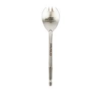 C.K Tools Vorteck Cuillère Fourchette Spork en Acier Inoxydable Alimentaire 304 Résistante aux Chocs Avec Queue Hexagonale 1/4 Pouce Quick-Lock, Couvert Réutilisable Compatible Porte Embout, CK T4576