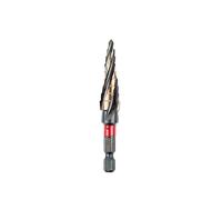 C.K Tools Vorteck Foret Étagé HSS Cobalt 4-12mm, Acier Rapide 5% Cobalt, Emmanchement Hexagonal Quick-Lock, Pour Inox, Laiton et Tôle, Perçage Ébavurage, Boîtiers Électriques, Coffrets Pro, T3016 4-12