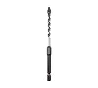C.K Tools Vorteck Foret Maçonnerie et Carrelage 6mm x 105mm, Pointe Flèche Carbure Impact, Emmanchement Hex 1/4 Pouce Quick-Lock, Pour Brique Béton Parpaing Faïence, Visseuse à Choc Pro, CK T3115 060