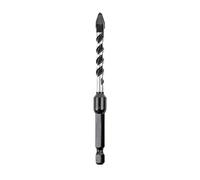 C.K Tools Vorteck Foret Maçonnerie et Carrelage 7mm x 105mm, Pointe Flèche Carbure Impact, Emmanchement Hex 1/4 Pouce Quick-Lock, Pour Brique Béton Parpaing Faïence, Visseuse à Choc Pro, CK T3115 070