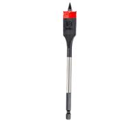 C.K Tools Vorteck Mèche plate à bois 18 mm x 152 mm, Pointe filetée auto-entraînante, Emmanchement hexagonal 1/4" Quick Lock, Compatible visseuse à choc, Acier carbone traité, Perçage pro CK T2953-18