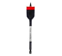C.K Tools Vorteck Mèche plate à bois 25 mm x 152 mm, Pointe filetée auto-entraînante, Emmanchement hexagonal 1/4" Quick Lock, Compatible visseuse à choc, Acier carbone traité, Perçage pro CK T2953-25