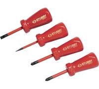 CK T48349 - Jeu de tournevis VDE/1 000 V, court, 4 pièces