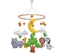 C&K WORKS Mobile pour chambre d'enfant - Animaux du zoo de la jungle