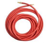 C K Worldwide Superflex Lot de tuyaux TIG en silicone avec tresse en nylon pour brûleurs à refroidissement par air série 9 et 17, raccord 3/8" x 24 RH, modèle CK57Y03RSF