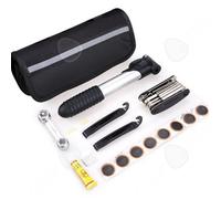 C Kit d'outils de réparation de vélo Convient à différents modèles Installation fixe de sangles Kit anti-crevaison multifonction