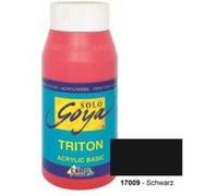 C. Kreul Vernis acrylique Solo Goya Triton Noir – séchage rapide, mat – 750 ml