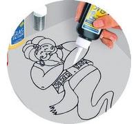 C.kreul peinture de contours hobbylineglas design,incolore 42776 G