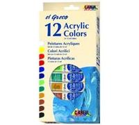 C.kreul peintures acryliques el greco, 12 ml, set de 12 28250 G