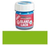 KREUL 79517-50 ml Peinture acrylique brillante vert tilleul, peinture acrylique lisse pour peindre et bricoler, à base d'eau, résistante à la salive, séchage rapide et opaque