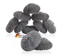 C-lean House Gommage en pot en métal de haute qualité - par lot de 10 - L'éponge à gratter pour de meilleurs résultats de nettoyage dans la cuisine