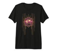 C Lettre Monogramme Vintage Rétro Glamour Alphabet Initiale T-Shirt Haut de Gamme