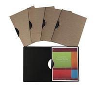 C-Line 33316 Lot de 5 protège-rapports métalliques modernes Bronze noirci 3,2 x 23,9 x 29 cm