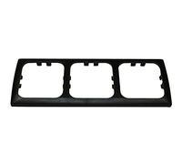 C-Line Presto Inprojal CBE Cadre de protection triple pour prise de courant, interrupteur, camping-car, caravane, bateau, noir