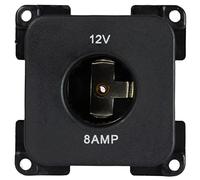 C-Line Presto Inprojal CBE Prise 12 V pour camping-car caravane Noir