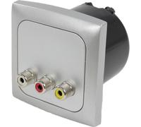 C-Line Presto Inprojal CBE prise audio vidéo + cadre + isodose caravane camping-car argent