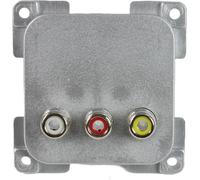 C-Line Presto Inprojal CBE Prise audio vidéo caravane camping-car argent