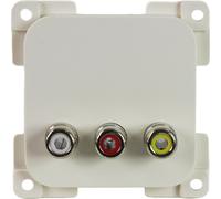 C-Line Presto Inprojal CBE prise audio vidéo caravane camping-car blanc