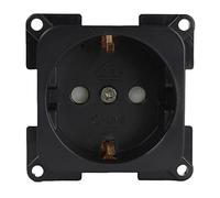 C-Line Presto Inprojal CBE Prise Schuko 220/230 V pour camping-car caravane Noir