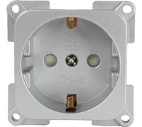 C-Line Presto Inprojal CBE prise Schuko 220 / 230 Volt camping-car argent