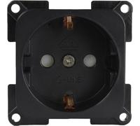 C-Line Presto Inprojal CBE Prise Schuko 220 / 230 Volt Camping-car noir