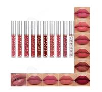 C Lip gloss 10pcs liquid lipstick set avec 9pcs matte lip gloss and 1pcs lip plumper makeup lipstick gift sets liquid lipstick sets