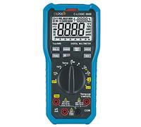 C-Logic 5600 Multimètre numérique TRMS Low Z Faible Impédance CAT IV 66000 comptes NCV Tension DC/AC 1000 V Courant AC/DC 10 A Résistance 66 MΩ Température Capacité 66 mF Fréquence 66 MHz Auto-échelle