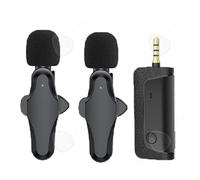 C Micro cravate sans fil 20Hz-20KHz 2,4GHz un à deux type-c bluetooth 5,2 30m distance réduction du bruit ENC microphone lavalier