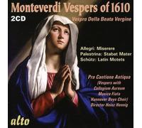 Monteverdi – Vespro della Beata Vergine – Henning – Alto
