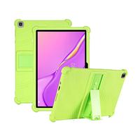C/N Coque pour Lenovo Tab P11, Silicone Antichoc Léger Housse de Protection avec Support Stand pour Lenovo Tab P11, Vert