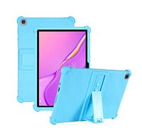 C/N Coque pour Lenovo Tab P11, Silicone Antichoc Léger Housse de Protection avec Support Stand pour Lenovo Tab P11, Bleu