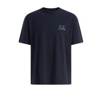 C.P. Company – T-shirt 30/1 Jersey Logo – Homme – Bleu – Taille L