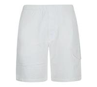 C.p. Company - Diagonal Raised Fleece Cargo Sweatshorts - Homme - Shorts - Blanc - Taille: M