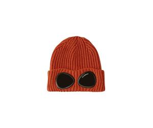 C.p. Company - Bonnet en Tricot de Laine Mérinos - unisex - Accessoires - Orange - Taille: ONE Size