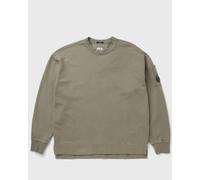 C.P. Company BRUSHED AND EMERIZED DIAGONAL FLEECE MIXED BOXY CREWNECK LENS SWEATSHIRT men Sweatshirts beige taille: L