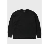 C.P. Company BRUSHED AND EMERIZED DIAGONAL FLEECE MIXED BOXY HALF ZIP LENS SWEATSHIRT men Sweatshirts black taille: M