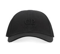 C.p. Company - Casquette de Baseball avec Logo en Gabardine de Coton - Homme - Accessoires - Noir - Taille: ONE Size