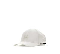 C.p. Company - Casquette de baseball en coton avec logo brodé - Homme - Accessoires - Blanc - Taille: ONE Size