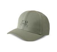C.p. Company - Casquette Logo Gabardine - Homme - Accessoires - Vert - Taille: ONE Size