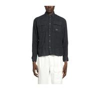 C.p. Company - Casual Shirt - Homme - Chemises - Bleu - Taille: L