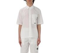 C.p. Company - Chemise à Manches Courtes - Homme - Chemises - Blanc - Taille: S