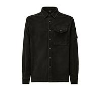 C.p. Company - Chemise à Manches Longues en Velours Côtelé - Homme - Chemises - Noir - Taille: S