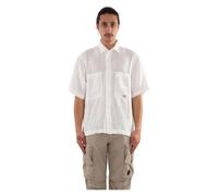 C.p. Company - Chemise ample en lin - Homme - Chemises - Blanc - Taille: M