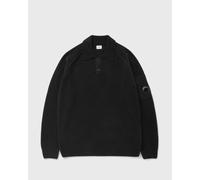 C.P. Company CHENILLE COTTON POLO SWEATER men Sweatshirts black taille: M