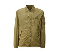 C.p. Company - Chrome-R Graphic Zipped Overshirt - Homme - Vestes - Vert - Taille: M