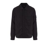 C.p. Company, Homme, Vestes, Noir, Taille: L Chrome-R Zipped Overshirt