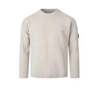 C.p. Company - Cotton Chenille Crewneck Lens - Homme - Pulls - Beige - Taille: XL